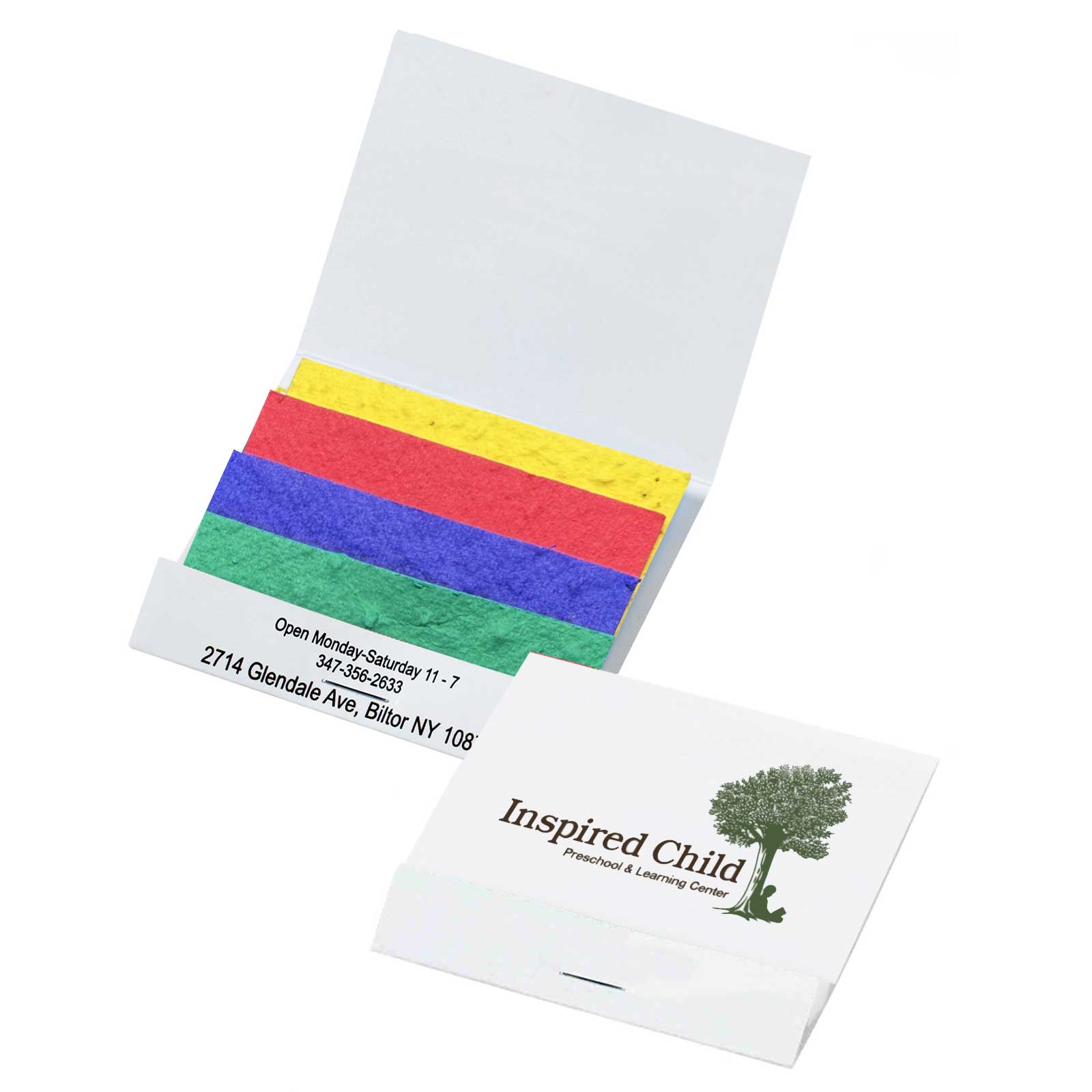 Seed Paper Matchbook: Color Stack with Wildflower Seeds