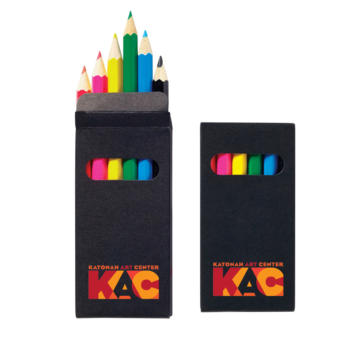 JORNIKOLOR Six Color Wooden Pencil Set in Black Box