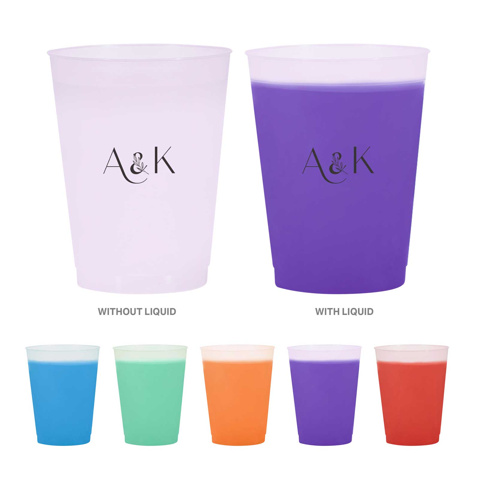 16 oz. Frosted Mood Reusable Flex Stadium Cup