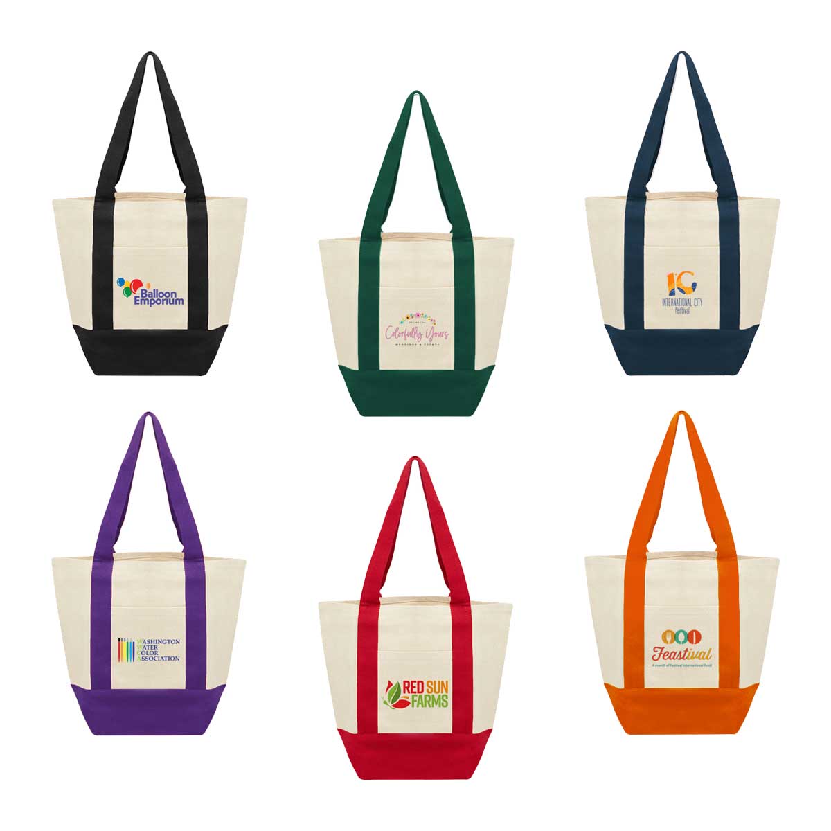 Jornikolor Small Starboard Recycled 10 oz. Cotton Tote Bag