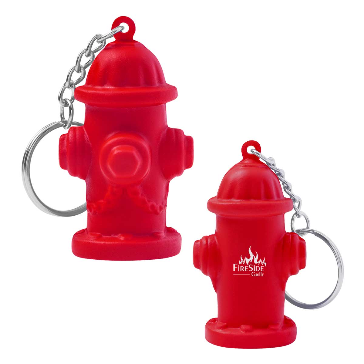Fire Hydrant Stress Ball Keychain